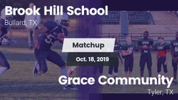 Matchup: Brook Hill High vs. Grace Community  2019