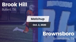 Matchup: Brook Hill High vs. Brownsboro  2020