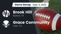 Recap: Brook Hill   vs. Grace Community  2022