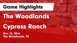 The Woodlands  vs Cypress Ranch  Game Highlights - Nov 15, 2016