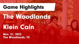 The Woodlands  vs Klein Cain  Game Highlights - Nov. 21, 2023