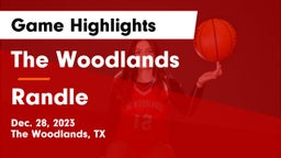 The Woodlands  vs Randle Game Highlights - Dec. 28, 2023