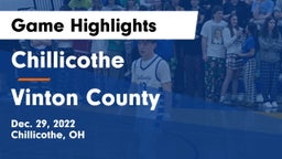Chillicothe  vs Vinton County  Game Highlights - Dec. 29, 2022