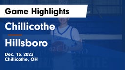 Chillicothe  vs Hillsboro Game Highlights - Dec. 15, 2023