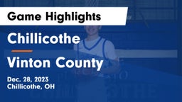 Chillicothe  vs Vinton County  Game Highlights - Dec. 28, 2023