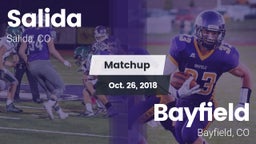 Matchup: Salida  vs. Bayfield  2018