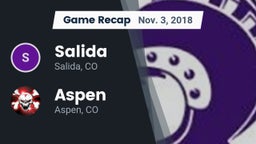 Recap: Salida  vs. Aspen  2018