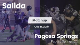 Matchup: Salida  vs. Pagosa Springs  2019
