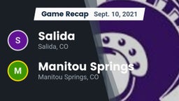 Recap: Salida  vs. Manitou Springs  2021