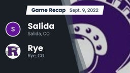 Recap: Salida  vs. Rye  2022