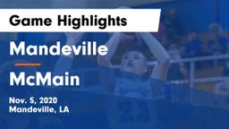 Mandeville  vs McMain  Game Highlights - Nov. 5, 2020