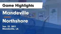 Mandeville  vs Northshore  Game Highlights - Jan. 22, 2021