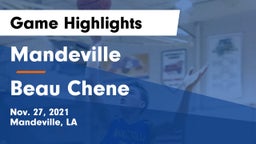 Mandeville  vs Beau Chene  Game Highlights - Nov. 27, 2021