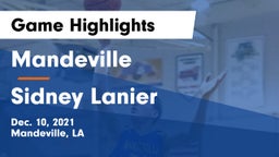 Mandeville  vs Sidney Lanier  Game Highlights - Dec. 10, 2021