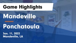 Mandeville  vs Ponchatoula  Game Highlights - Jan. 11, 2022