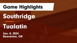 Southridge  vs Tualatin  Game Highlights - Jan. 8, 2024