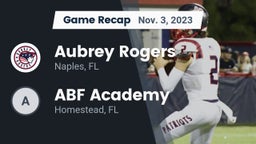 Recap: Aubrey Rogers  vs. ABF Academy 2023