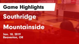 Southridge  vs Mountainside  Game Highlights - Jan. 18, 2019