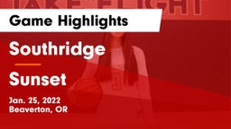 Southridge  vs Sunset  Game Highlights - Jan. 25, 2022