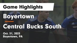 Boyertown  vs Central Bucks South  Game Highlights - Oct. 31, 2023