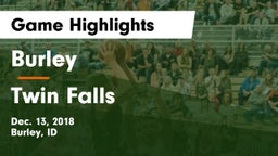 Burley  vs Twin Falls Game Highlights - Dec. 13, 2018