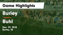 Burley  vs Buhl  Game Highlights - Dec. 29, 2018