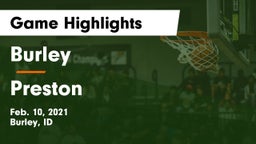 Burley  vs Preston  Game Highlights - Feb. 10, 2021