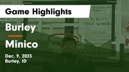 Burley  vs Minico  Game Highlights - Dec. 9, 2023