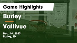 Burley  vs Vallivue  Game Highlights - Dec. 16, 2023