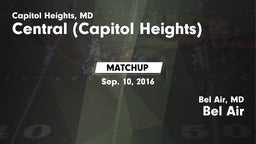 Matchup: Central  vs. Bel Air  2016