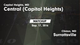 Matchup: Central  vs. Surrattsville  2016