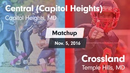 Matchup: Central  vs. Crossland  2016