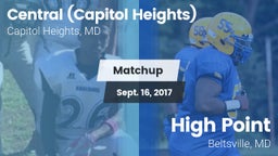 Matchup: Central  vs. High Point  2017