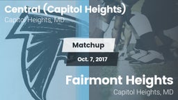 Matchup: Central  vs. Fairmont Heights  2017