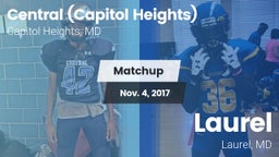 Matchup: Central  vs. Laurel  2017