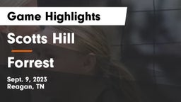 Scotts Hill  vs Forrest  Game Highlights - Sept. 9, 2023