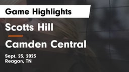 Scotts Hill  vs Camden Central  Game Highlights - Sept. 23, 2023