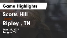 Scotts Hill  vs Ripley , TN Game Highlights - Sept. 23, 2023
