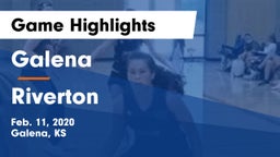 Galena  vs Riverton  Game Highlights - Feb. 11, 2020