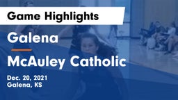 Galena  vs McAuley Catholic  Game Highlights - Dec. 20, 2021