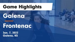 Galena  vs Frontenac  Game Highlights - Jan. 7, 2022