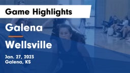 Galena  vs Wellsville  Game Highlights - Jan. 27, 2023