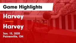 Harvey  vs Harvey  Game Highlights - Jan. 13, 2020