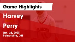 Harvey  vs Perry  Game Highlights - Jan. 28, 2023