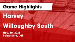 Harvey  vs Willoughby South  Game Highlights - Nov. 30, 2023