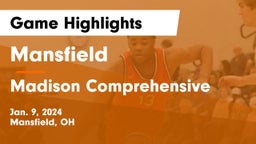 Mansfield  vs Madison Comprehensive  Game Highlights - Jan. 9, 2024