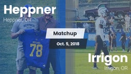 Matchup: Heppner  vs. Irrigon  2018