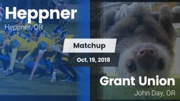 Matchup: Heppner  vs. Grant Union  2018