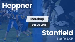 Matchup: Heppner  vs. Stanfield  2018