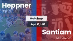 Matchup: Heppner  vs. Santiam  2019